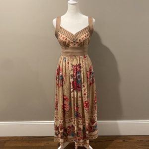Tracy Reese Plenty Vintage Silk Maxi Dress for Anthropology